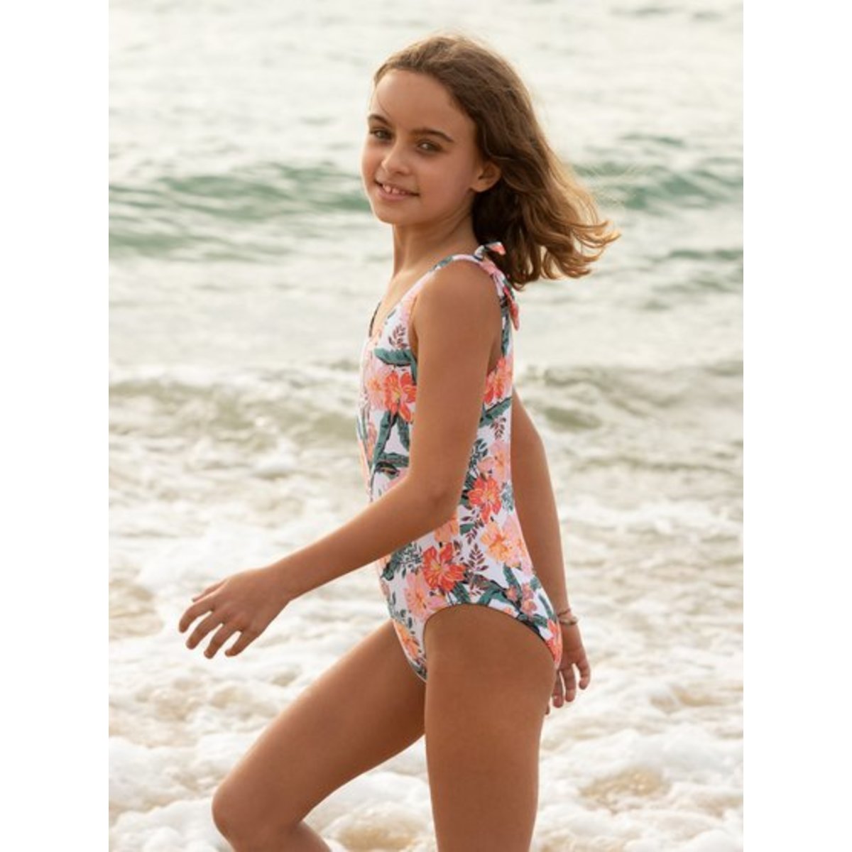 Girl's 8-16 Love Is Big One Piece Swimsuit – groundswellsurfshop